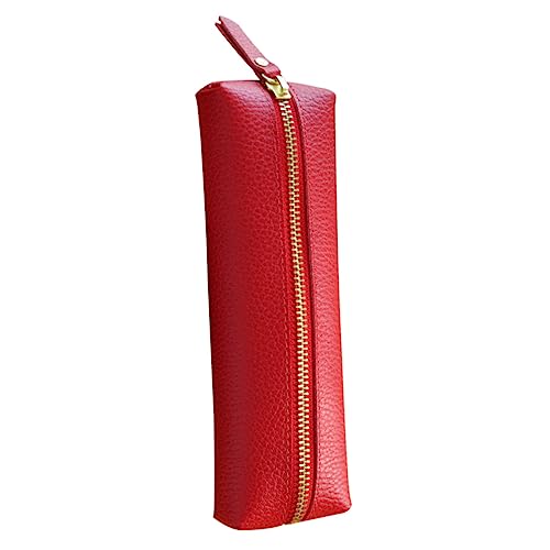 STOBOK Mehrzweck-stifttasche Make-up-Taschen-Organizer Marker-Fall Federmäppchen Stifteetui Für Studenten Lipgloss-Fall Stift-Organizer Rot Kind Groß Tasche Für Make-up-Pinsel Legierung von STOBOK
