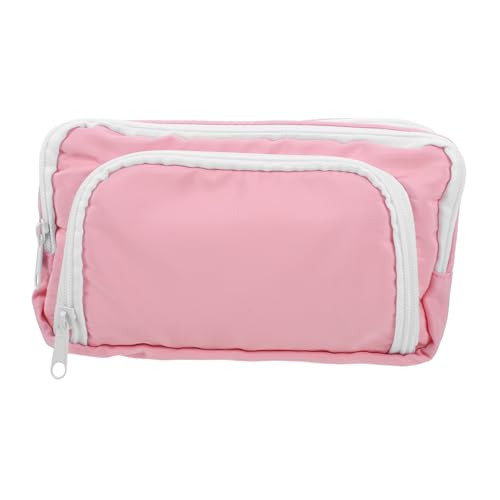 STOBOK Bleistifthalter Mit Reißverschluss Stifttasche Aus Federmäppchen Zum Tragen Für Stifte Lineale Und Kleber Passend in Hosentasche Koffer Oder Rucksack von STOBOK