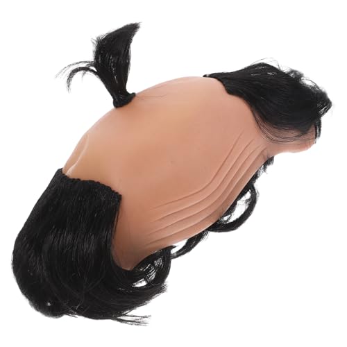 STOBOK Perücke Herren Glatze Samurai Karneval Halbglatze Stirnglatze Verrückter Latex Glatze Kappe Mottoparty Cosplay Kopfbedeckung Haarschmuck Zubehör STOBOK Perücke Herren Glatze Samurai Karneval Halbglatze Stirnglatze Verrückter Latex Glatze Kappe Mottoparty Cosplay Kopfbedeckung Haarschmuck Zubehör von STOBOK