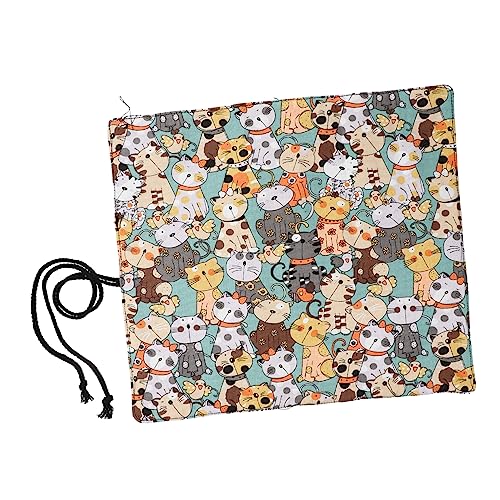 STOBOK Dauerhaftes Federmäppchen Aus Canvas 20 Fächer Aufrollbares Federmäppchen für Kunst von STOBOK