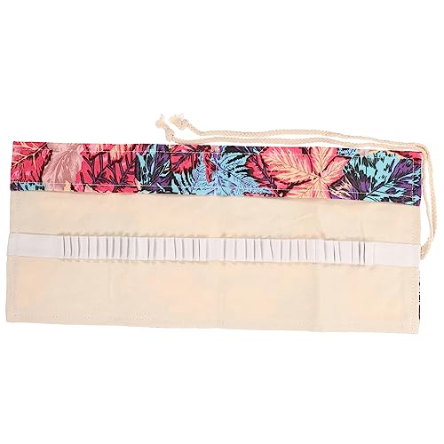 STOBOK Handgefertigte Bleistifttasche Aus Canvas Roll-up-Tasche für 36 Bleistifte Tasche Zum Skizzieren Von Künstlerbedarf von STOBOK