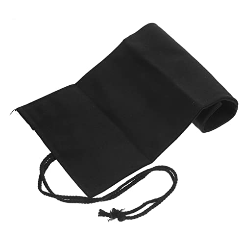 STOBOK Rollen Mäppchen Tasche Für Büromaterial Kosmetikpinsel Verziehen Leinwand-Bleistift-Organizer Farbstift-Organizer Make-up-Tasche Buntstiftetui Mädchen Stifthalter Segeltuch Tragbar von STOBOK