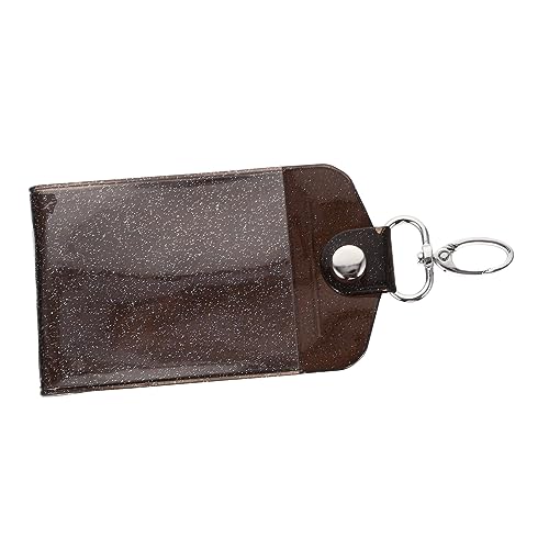 STOBOK Kartenhülle Transparent Mit Metallschnalle Ausweishülle Für Arbeitskarten Durchsichtige Kartenhüllen Zum Schutz Von Visitenkarten Und Spielkarten von STOBOK