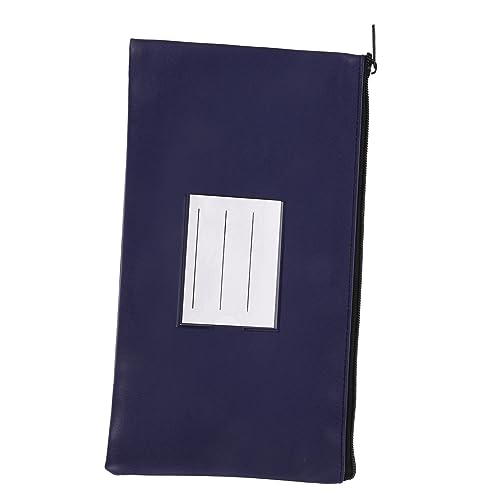 STOBOK Sicherer Geldschein-Organizer Bargeldtasche Mit Reißverschluss Geldbörse Fürs Büro Tragbar Und Faltbar von STOBOK