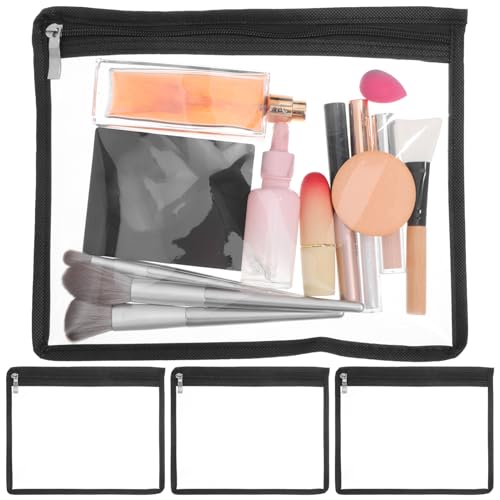STOBOK Stilvolles Make-up-Organizer-Taschen-Set Aus PVC Mit Reißverschluss Für Schreibwaren Schmuck Und Reiseutensilien von STOBOK