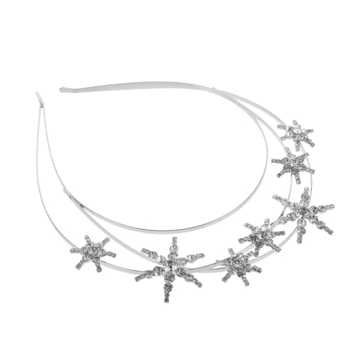 STOBOK Stirnband Mit Stern-design Und Strass- Für Damen Kopfbedeckung Als Haaraccessoire Für Party Braut Und Frauen Einfach Anzulegen Und Zaubert Eine Neue Frisur von STOBOK