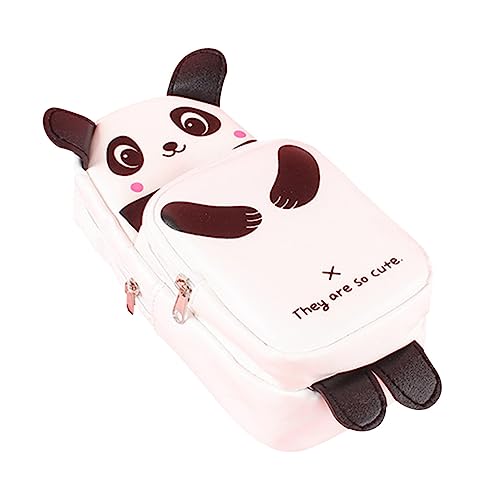 STOBOK Federmäppchen Für Mädchen Tragbarer Stifthalter Mit Reißverschluss Leichtgewichtiges Federmäppchen Für Kinder Bleistift Organizer Mit Cartoon Motiv Waschbare von STOBOK