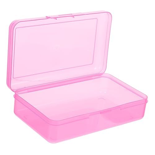 STOBOK Bleistiftbox Aus Kunststoff Bleistift-aufbewahrungsbox Malstift-etuis Schreibwarenbehälter Aus Kunststoff Bleistiftbox Zur Aufbewahrung Von Stiften Und Utensilien von STOBOK