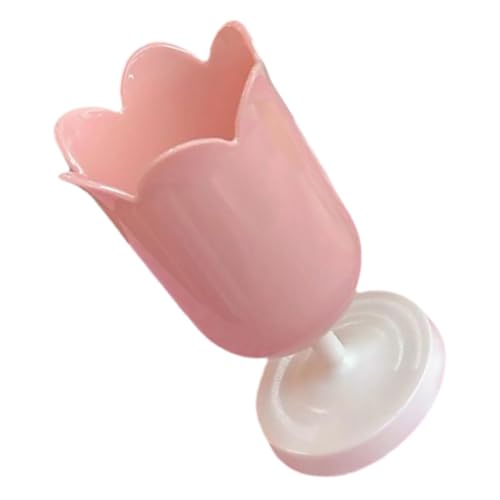 STOBOK Tulpe Stifthalter Make-up-stiftbecher Becherhalter Für Den Schreibtisch Kosmetik-Organizer Schreibtischaufsatz Arbeitsplatzorganisatoren Kind Mädchen Herz Plastik Schreibtischstift von STOBOK