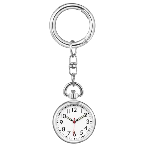STOBOK Watch Taschenuhr Für Und Ärzte Praktischer Schlüsselanhänger Mit Leuchtenden Zeigern Und Präziser Quarzbewegung Für Im Gesundheitswesen von STOBOK