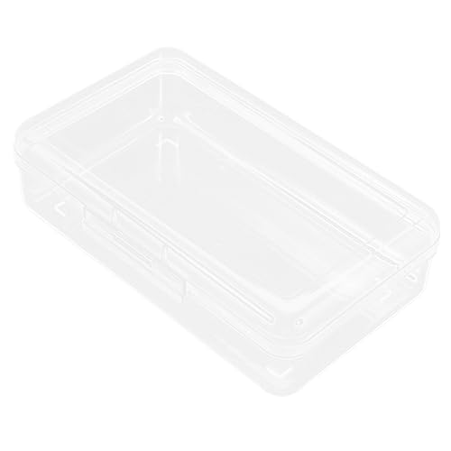 STOBOK multifunktionales federmäppchen Zinn schmink Cosmetic Storage Box schreibwaren Bleistiftbehälter Stift-Organizer Plastik Transparent von STOBOK