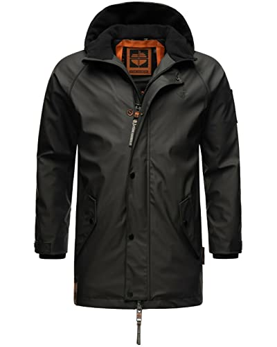 STONE HARBOUR Herbst Regen Jacke Mantel Windbreaker Outdoor Übergangsjacke RIHAA, Farbe:Schwarz, Größe:M 48 von STONE HARBOUR