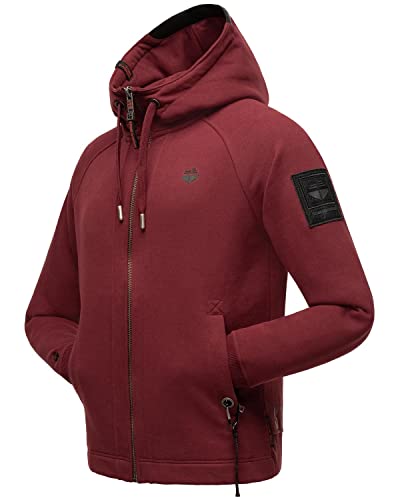 STONE HARBOUR Herren Hoodie Kapuzenjacke Sweatjacke Finn Luca Bordeaux Gr. M von STONE HARBOUR