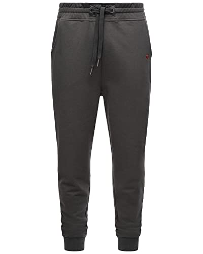 STONE HARBOUR Herren Jogginghose Sweatpants Sporthose Trainingshose Pedro Maliki Dark Grey Gr. S von STONE HARBOUR