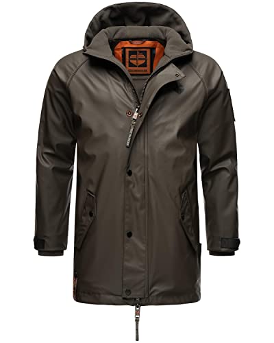 STONE HARBOUR Herren Outdoor Jacke Regenjacke Parka Rihaa Anthracite Gr. L von STONE HARBOUR