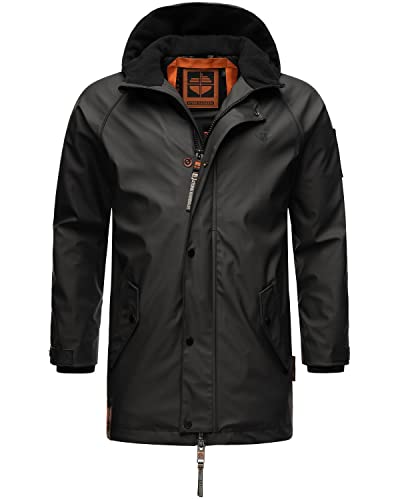 STONE HARBOUR Herren Outdoor Jacke Regenjacke Parka Rihaa Black Gr. M von STONE HARBOUR