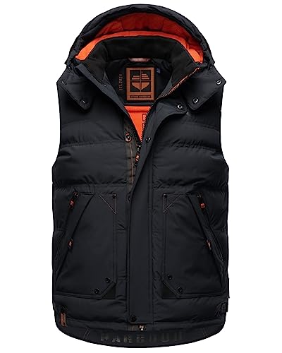 STONE HARBOUR Herren Steppweste gesteppte Winter Weste B737 [B737-Egoo-Navy-Gr.XXL] von STONE HARBOUR