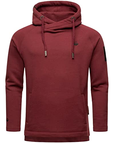 STONE HARBOUR Herren Sweat Pullover FVSA Kapuzenpullover Hoodie Longsleev Winter Caspian Sailor, Farbe:Bordeaux, Größe:L 50 von STONE HARBOUR