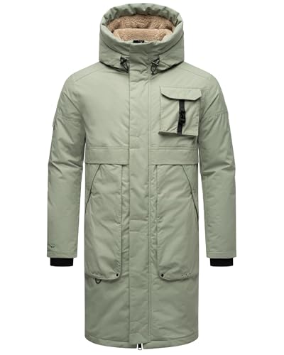STONE HARBOUR Herren Warmer Langer Wintermantel mit Verstellbarer Teddyfleece-Kapuze Cyriaan XX Ice Green Gr. XXL STONE HARBOUR Herren Warmer Langer Wintermantel mit Verstellbarer Teddyfleece-Kapuze Cyriaan XX Ice Green Gr. XXL von STONE HARBOUR