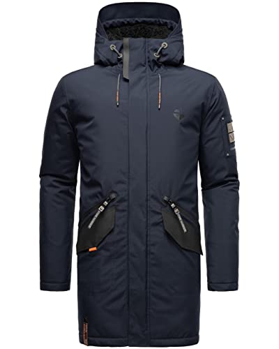 STONE HARBOUR Herren Warmer Winter Kurzmantel Ragaan Navy Gr. S von STONE HARBOUR