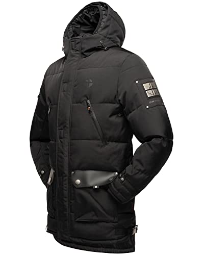 STONE HARBOUR Herren Winter Jacke Wintermantel Parka warm gefüttert Tahaa Black Gr. 3XL von STONE HARBOUR