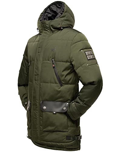 STONE HARBOUR Herren Winter Jacke Wintermantel Parka warm gefüttert Tahaa Olive Gr. XXL von STONE HARBOUR