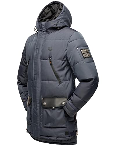 STONE HARBOUR Herren Winter Jacke Wintermantel Parka warm gefüttert Tahaa Stone Blue Gr. XXL von STONE HARBOUR