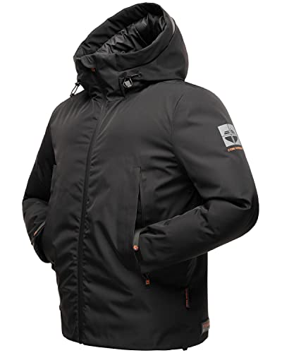 STONE HARBOUR Herren Winterjacke Outdoorjacke Funktionsjacke wasserdicht Moagaa Black Gr. 3XL von STONE HARBOUR