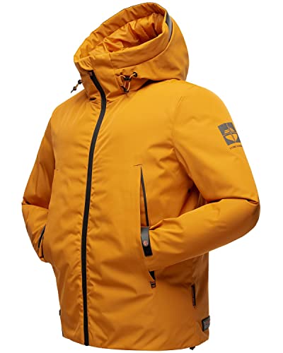 STONE HARBOUR Herren Winterjacke Outdoorjacke Funktionsjacke wasserdicht Moagaa Ocher Brown Gr. XXL von STONE HARBOUR