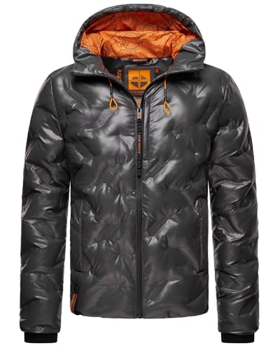 STONE HARBOUR Herren Winterjacke wasserdichte Winter Jacke B738 [B738-Gerool-Anthrazit-Gr.M] von STONE HARBOUR