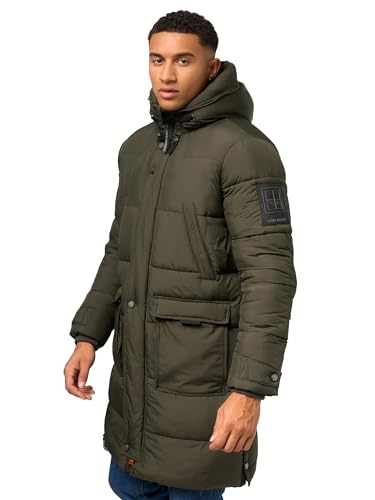 STONE HARBOUR Herren Wintermantel Warmer Steppmantel lang mit Kapuze Beviis Olive Gr. XL STONE HARBOUR Herren Wintermantel Warmer Steppmantel lang mit Kapuze Beviis Olive Gr. XL von STONE HARBOUR