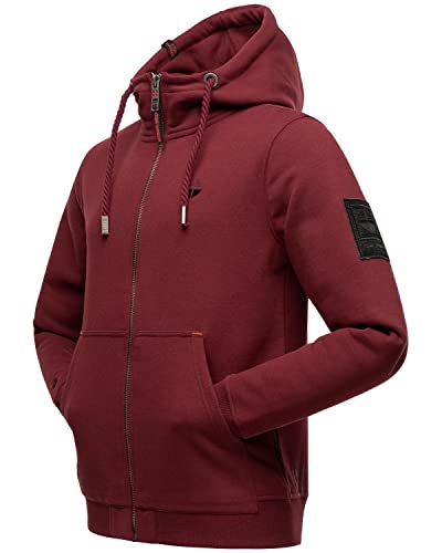 STONE HARBOUR Herren Zip-Hoodie Kapuzenjacke Sweatjacke Jacobi Jamie Bordeaux Gr. M von STONE HARBOUR