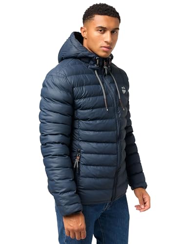 STONE HARBOUR Herren warme Winter Steppjacke Zaharoo Navy Gr. S von STONE HARBOUR