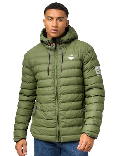 STONE HARBOUR Herren warme Winter Steppjacke Zaharoo Olive Leaf Gr. L von STONE HARBOUR