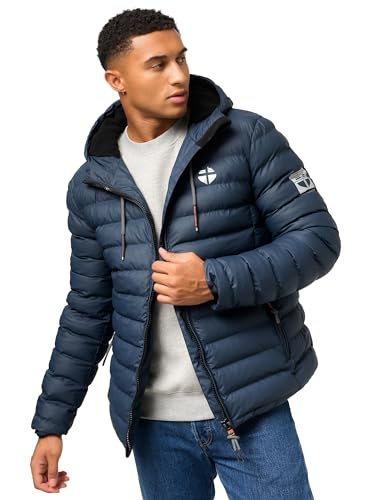 STONE HARBOUR Herren warme Winter Steppjacke Zaharoo Stone Blue Gr. XXL von STONE HARBOUR