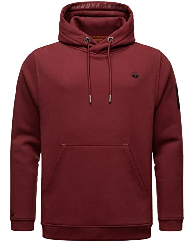 STONE HARBOUR Kapuzenpullover FVSA Oversize Hoodie Sweat Pullover BODO SHAIN, Farbe:Bordeaux, Größe:XL 52 von STONE HARBOUR