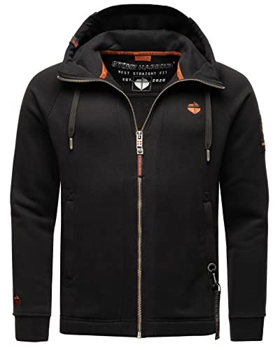 STONE HARBOUR Pullover Hooded Sweatjacke Hoodie Kapuzenjacke B729 [B729 - Schwarz - Größe L - Gr. L] von STONE HARBOUR