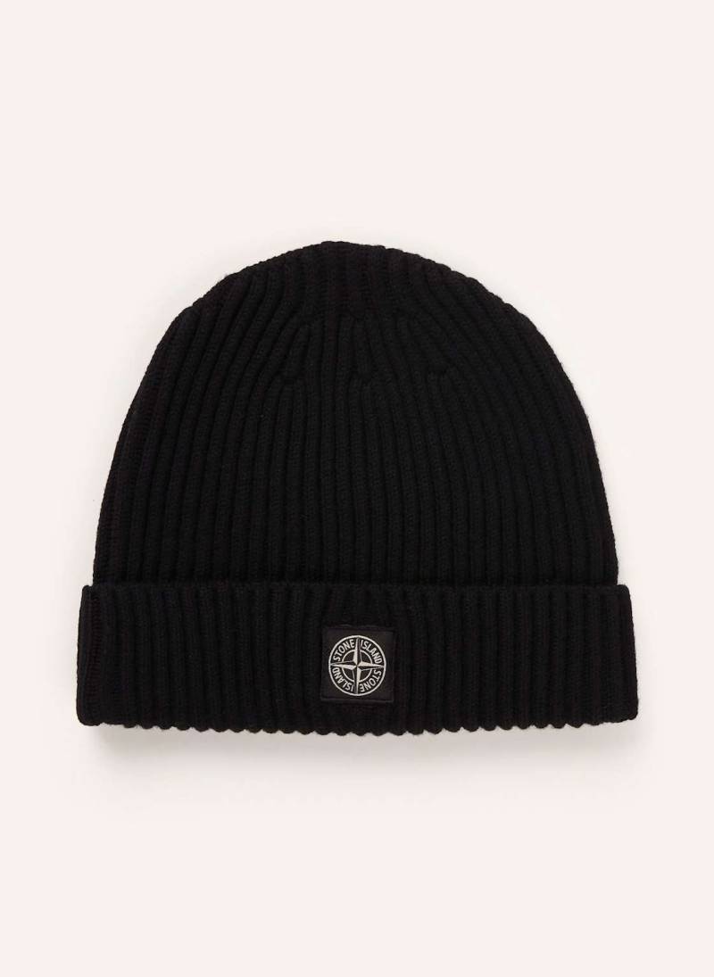 Stone Island Junior Mütze schwarz von STONE ISLAND JUNIOR