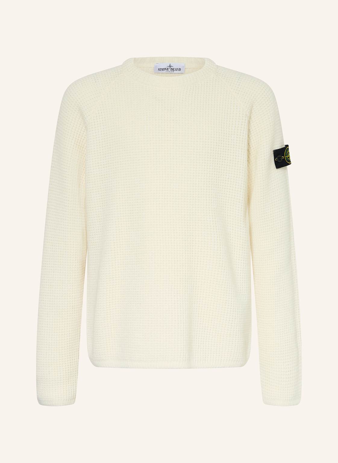 Stone Island Junior Pullover weiss Stone Island Junior Pullover weiss von STONE ISLAND JUNIOR