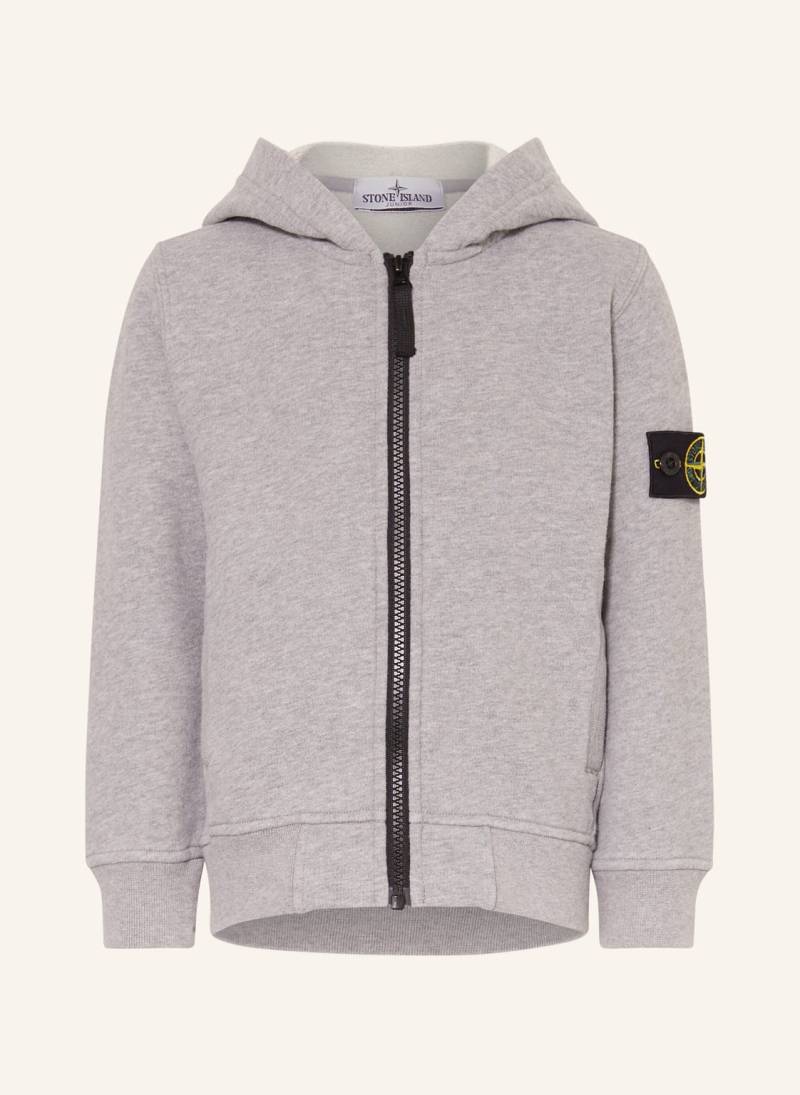 Stone Island Junior Sweatjacke grau von STONE ISLAND JUNIOR