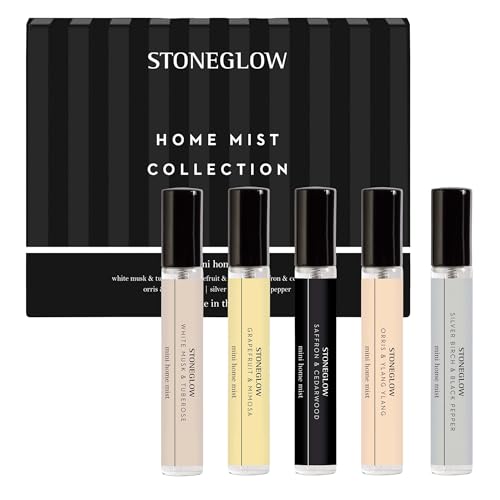 Modern Classics - Mini Home Mist Collection - Schwarz von STONEGLOW CANDLES LONDON