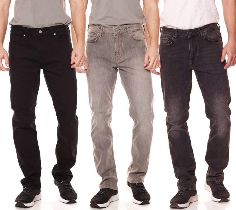 STONES Mr. Eastwood Herren Denim-Hose 5-Pocket Jeans-Hose Schwarz, Grau oder Anthrazit von STONES