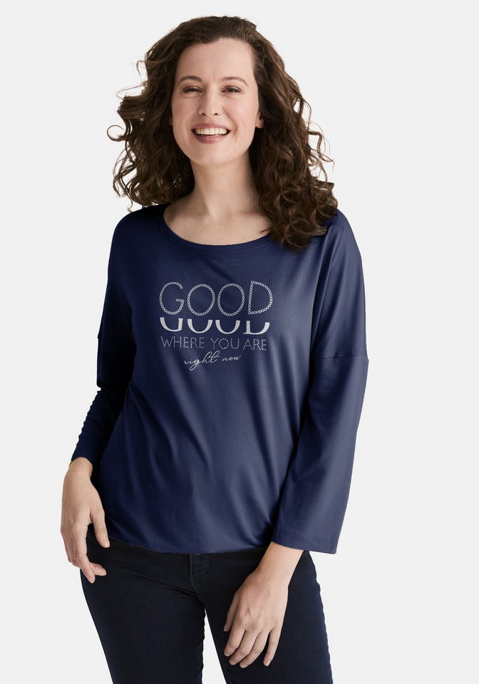 STOOKER WOMEN 3/4-Arm-Shirt STCLEA T-Shirt 3/4-Arm Regular Fit T-Shirt Spitzen- Shirt für Damen von STOOKER WOMEN