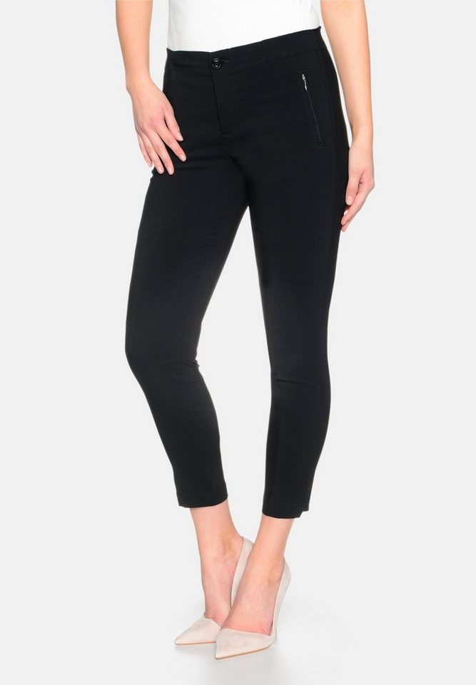 STOOKER WOMEN 5-Pocket-Hose Madrid Bengalin Slim Fit (1-tlg) Slim Fit Casual Clean Wash Bengalinqualität Bügelfrei, für Damen von STOOKER WOMEN