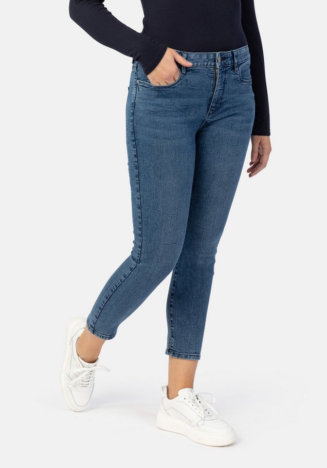 STOOKER WOMEN 5-Pocket-Jeans Florenz Denim heavy used Slim Fit Slim Fit Casual Clean Wash Denim Jeans für Damen von STOOKER WOMEN