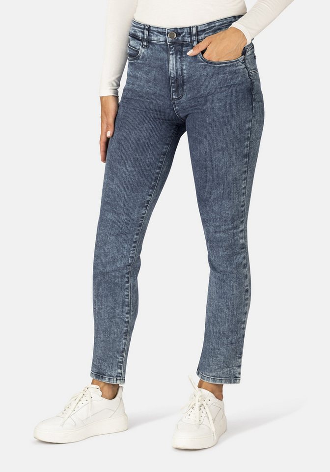 STOOKER WOMEN 5-Pocket-Jeans Milano Stripe Magic Shape Fit Casual Clean Wash Denim Jeans Magic Shape Effekt für Damen von STOOKER WOMEN