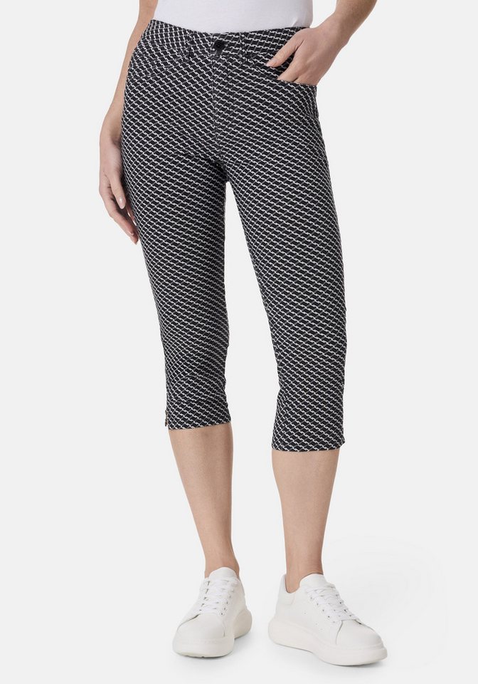 STOOKER WOMEN 7/8-Hose Tahiti Print Capri Slim Fit Capri Slim Fit Casual Clean Wash für Damen von STOOKER WOMEN