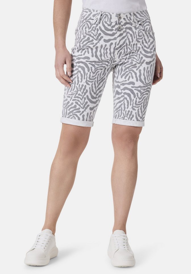 STOOKER WOMEN Bermudas KORFU Print Bermuda Boyfriend Fit Bermuda 5-Pocket Boyfriend Fit Power Stretch für Damen von STOOKER WOMEN
