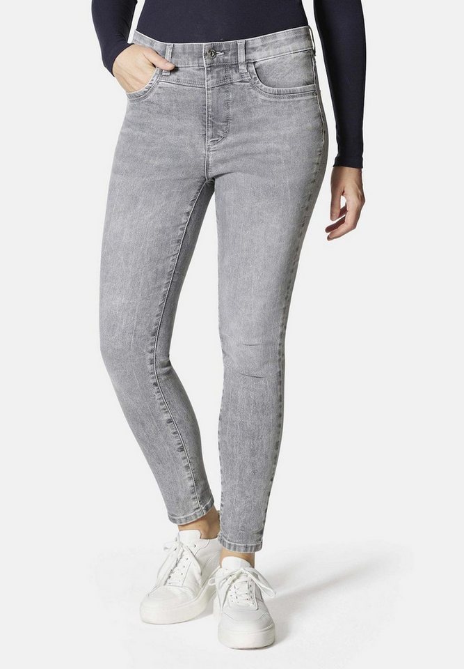 STOOKER WOMEN Skinny-fit-Jeans RIO STRETCH JEANS - FEXXI MOVE STRASS SKINNY FIT - Grey bleached von STOOKER WOMEN