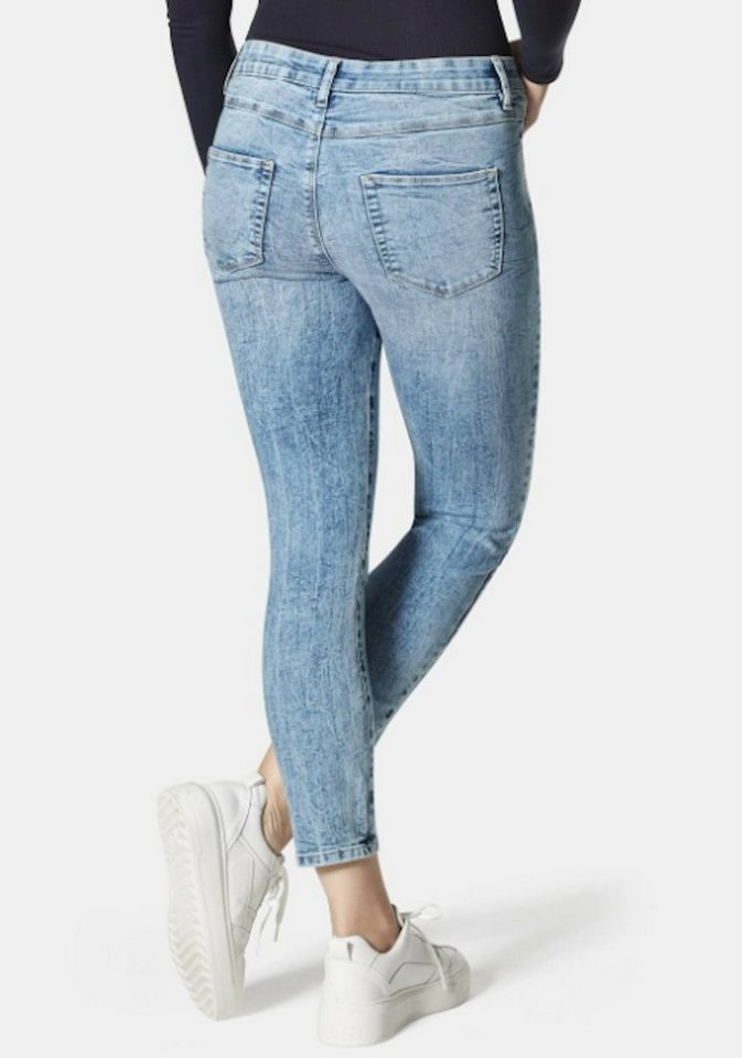 STOOKER WOMEN Slim-fit-Jeans Florenz Damen Stretch Jeans -Slim Fit- Bleached Blue von STOOKER WOMEN